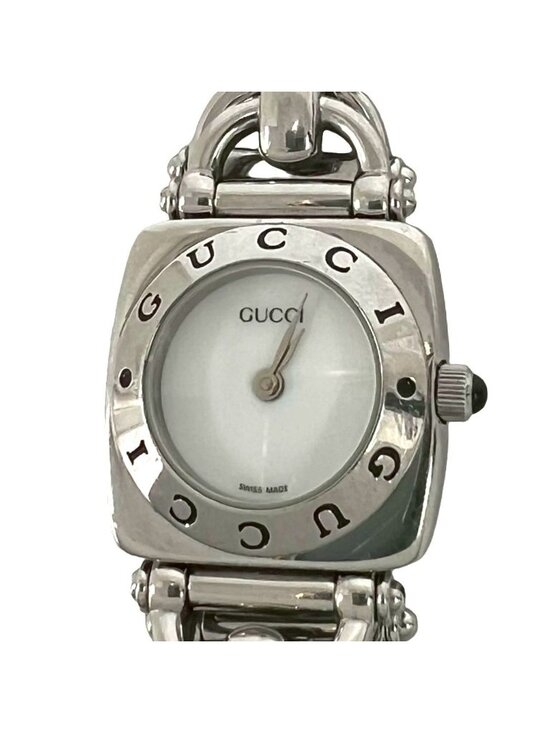 Gucci Horsebit Chain Stainless Steel Quartz Watch Wrist Silver main image 7